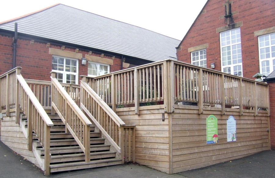 Timber Decking | School Decking